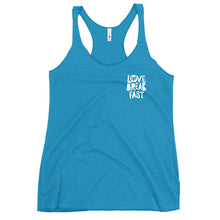 Load image into Gallery viewer, Women&#39;s Racerback Tank - Logo White
