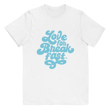 Load image into Gallery viewer, Youth jersey t-shirt - Script 1 Light Blue
